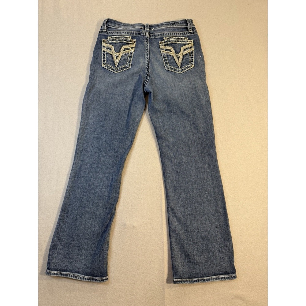 Vigoss Heritage Fit Slim Boot Jeans Women's Bootcut Medium Wash Stretch Denim - Picture 5 of 16